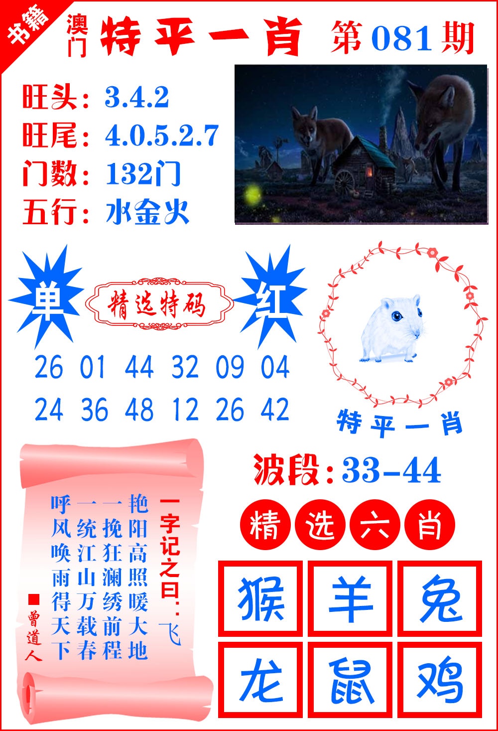 081期澳门喜气洋洋[图]